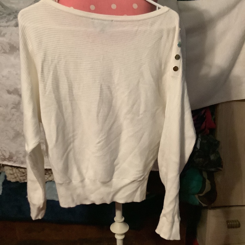 Express women’s white Long-sleeved Sweater Size SP